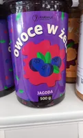 Owoce w żelu jagoda