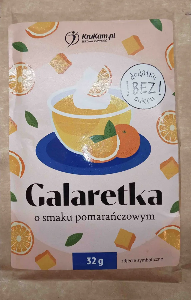 Galaretka o smaku pomarańczowym