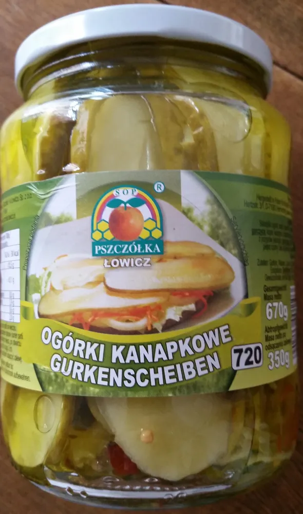 Ogórki Kanapkowe Gurkenscheiben