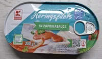 Heringsfilet in Paprikasauce