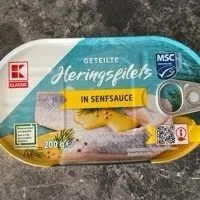Heringsfilets in Senfsauce