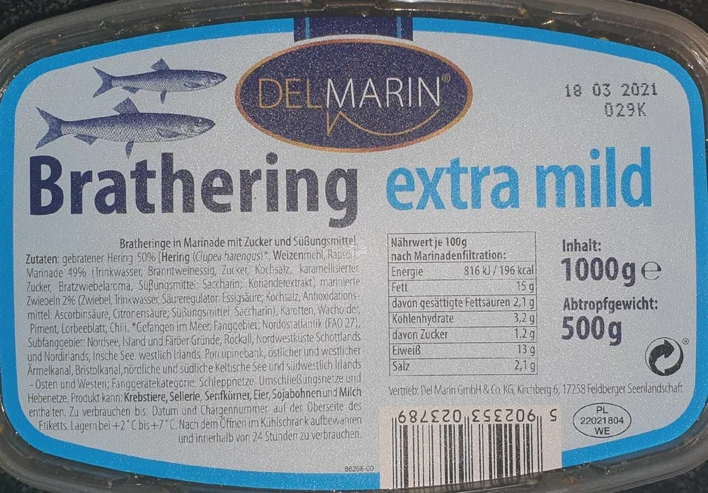 Brathering extra mild