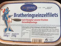 Bratheringseinzelfilets