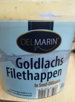 Goldlachs Filethappen in Senf-Dillsauce