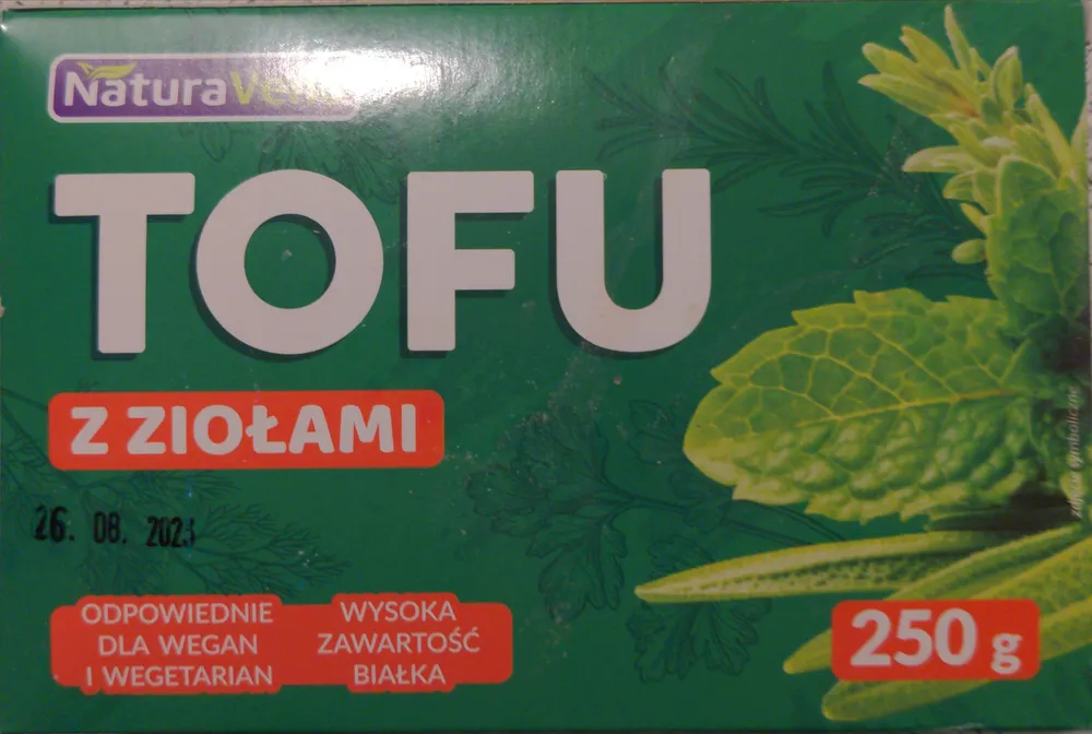 Tofu z ziołami