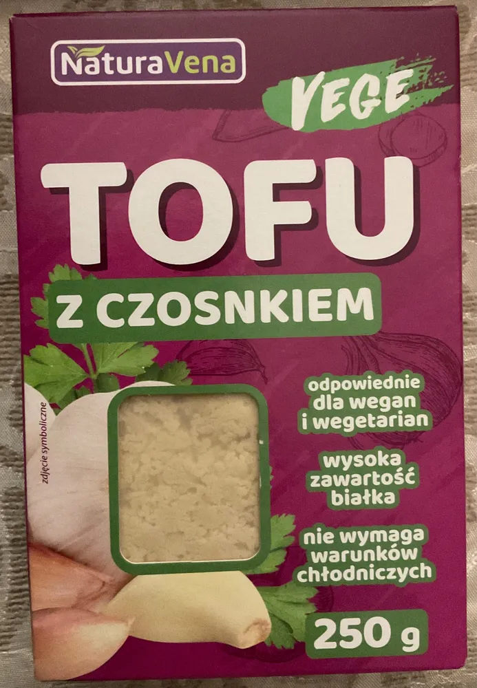 Tofu z czosnkiem