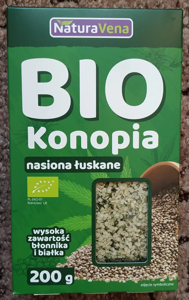 BIO Konopia nasiona łuskane