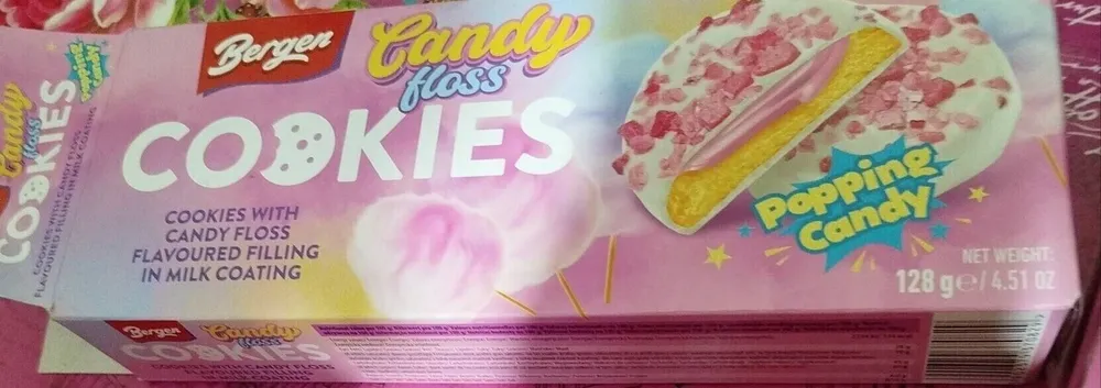 Candy floss cookies