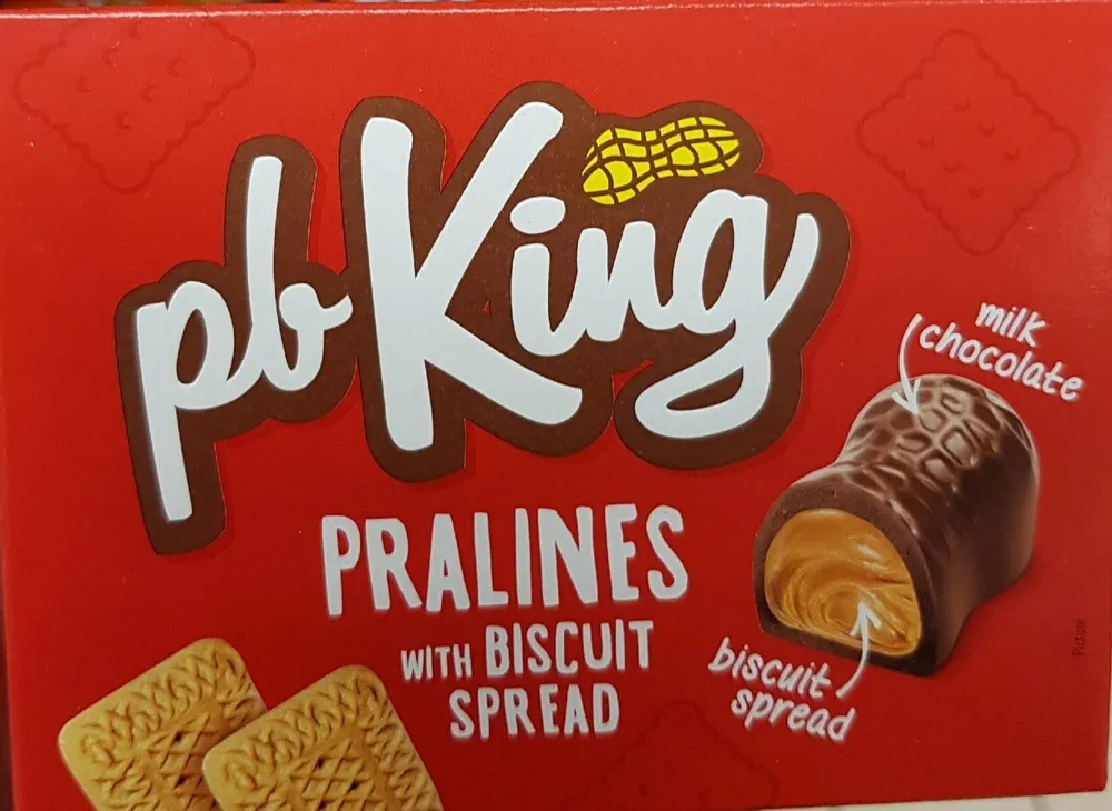 PB King Pralines with biscuit spread