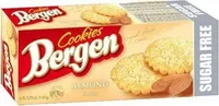 Bergen 145G Almond Sugar Free Cookies Box