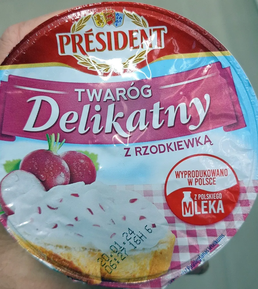 Twaróg Delikatny z rzodkiewką