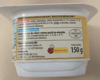 Serek homogenizowany brzoskwiniowy Tutti