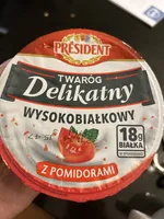 Twaróg Delikatny wysokobiałkowy Z Pomidorami