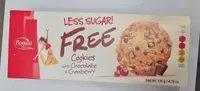 Cookies with chocolate and cranberry