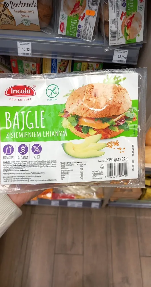 Bajgle z siemieniem lnianym