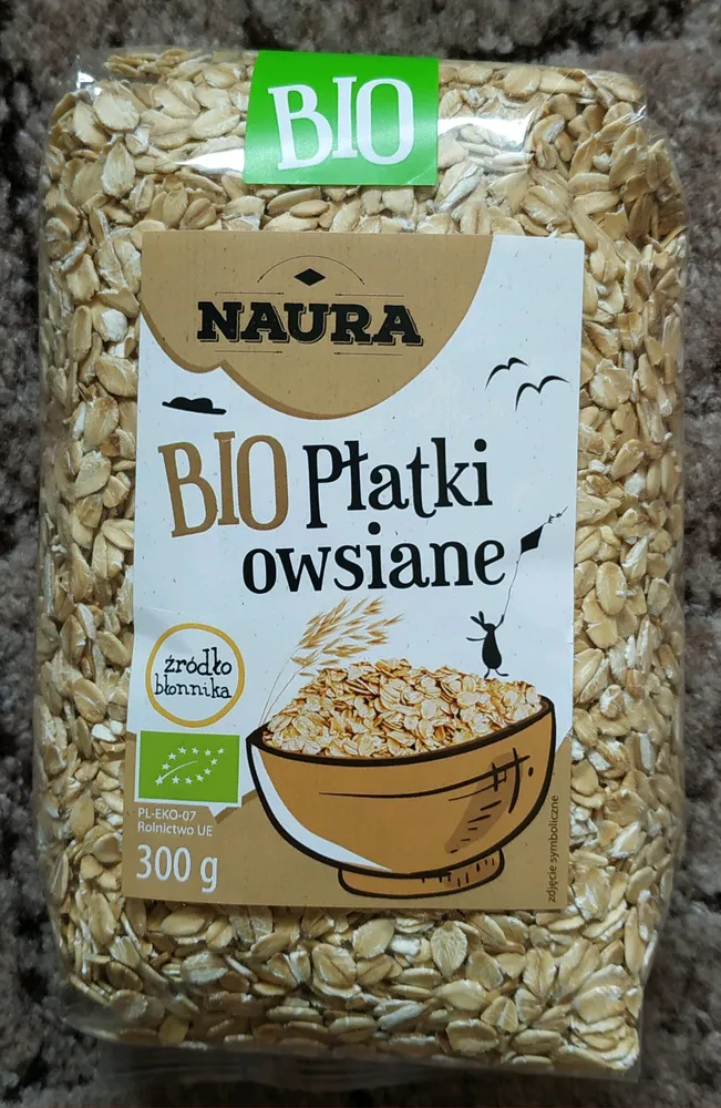 Bio płatki owsiane