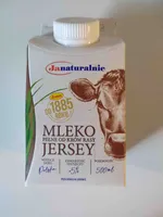 Mleko pełne od krów rasy Jersey