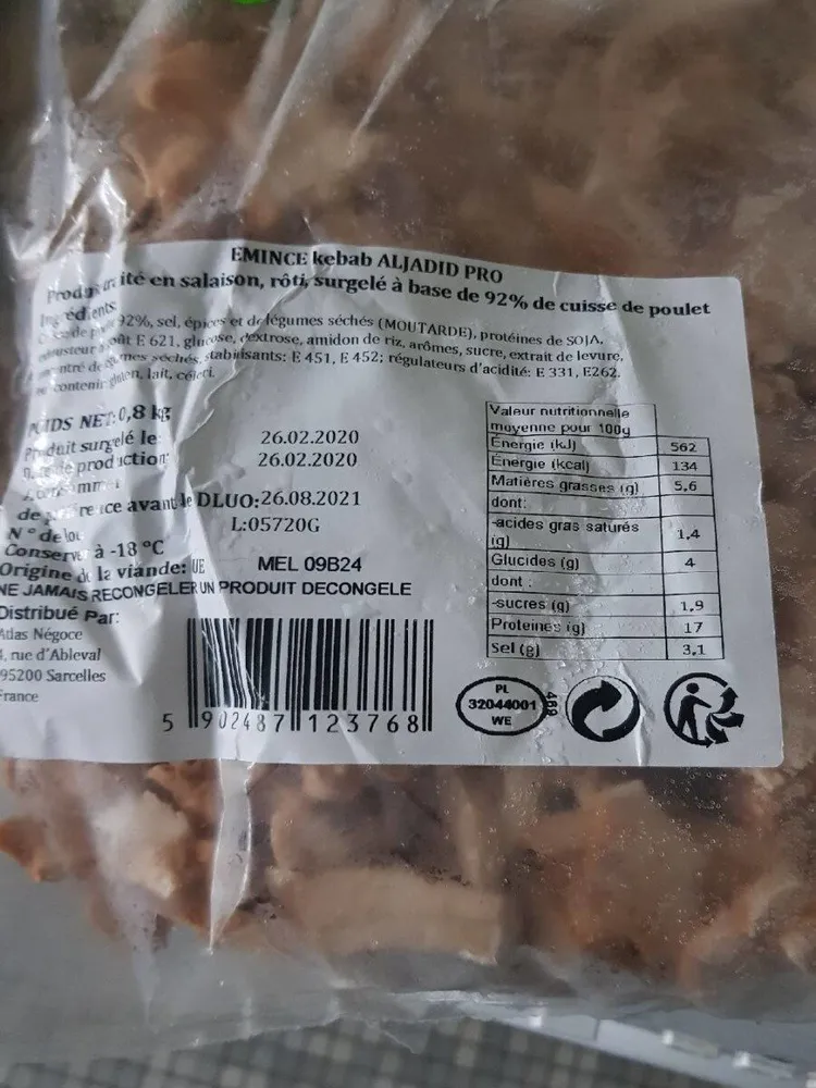Viande kebab