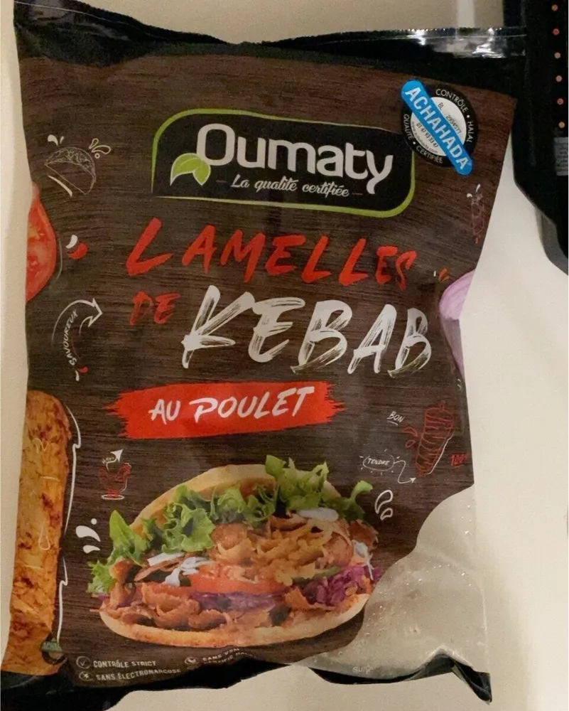 Lamelles de kebab