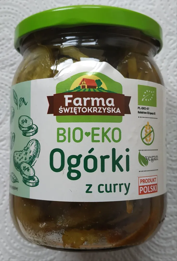 Bio-Eko Ogórki z curry