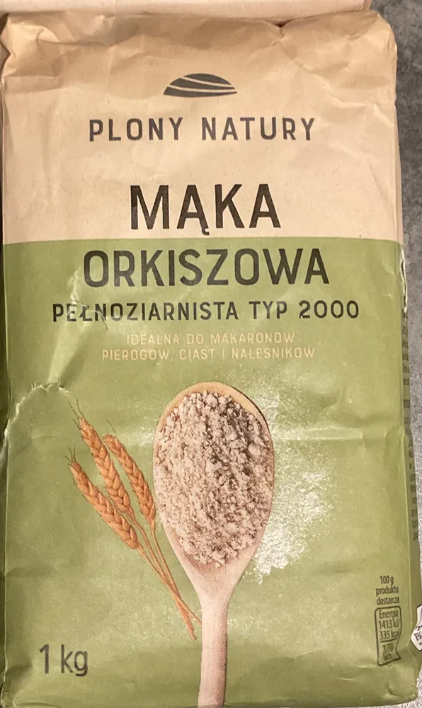 Mąka orkiszowa pełnoziarnista typ 2000