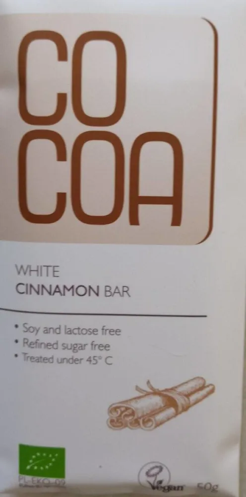 Cocoa White cinnamon bar