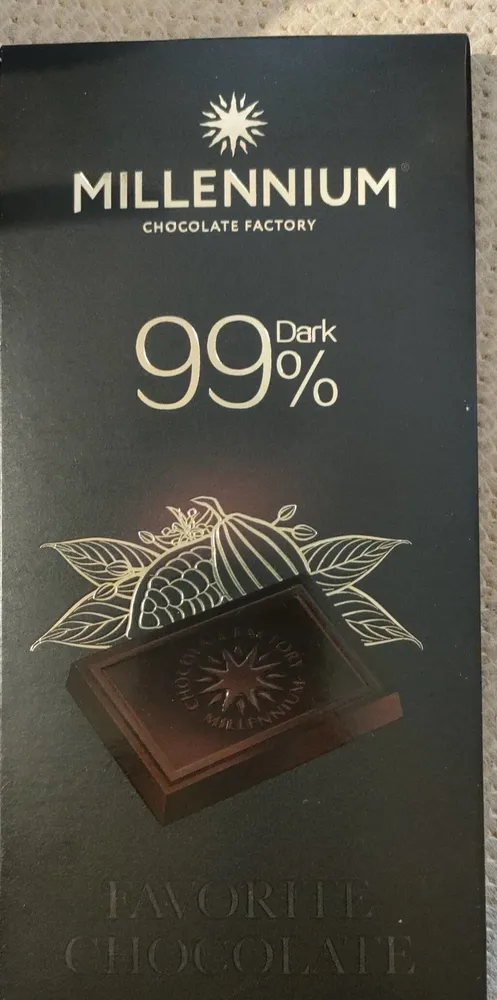Шоколад 99% чорний