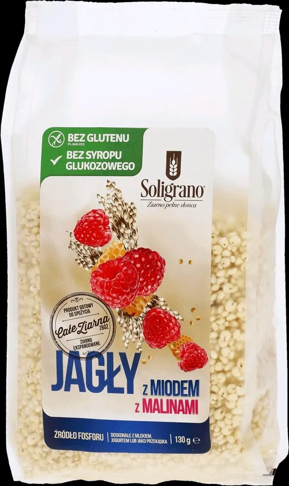 jagly z miodem z malinami