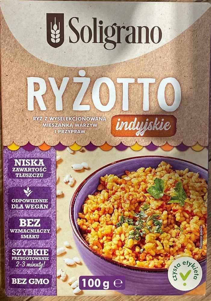 Ryżotto indyjskie