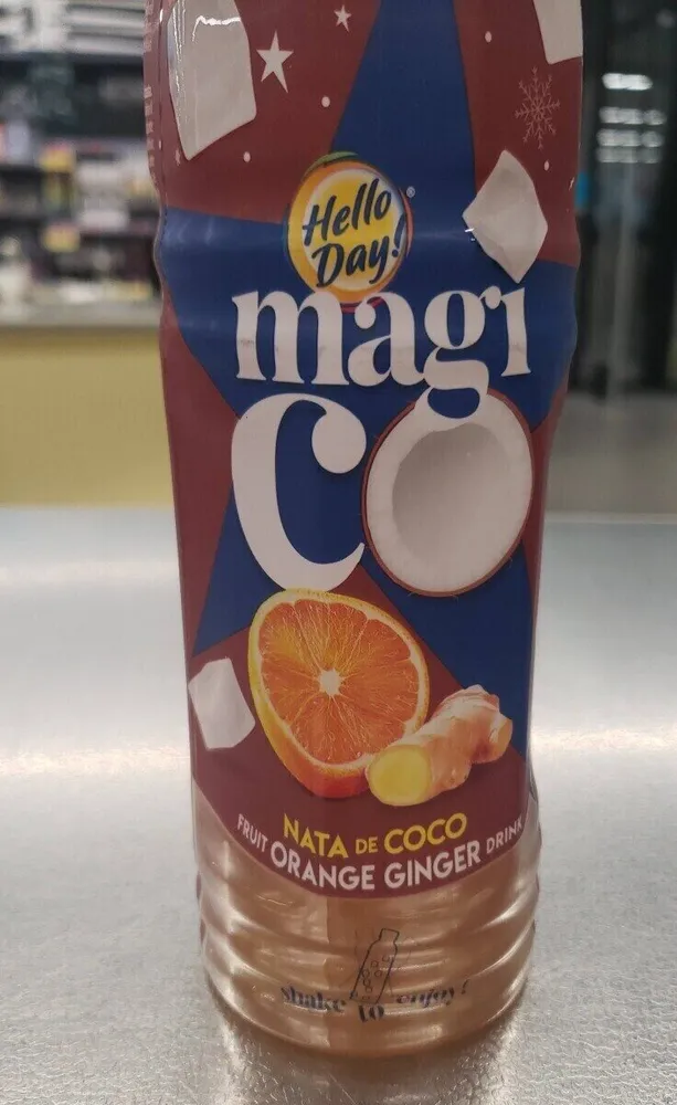 Boisson orange ginger nata de coco