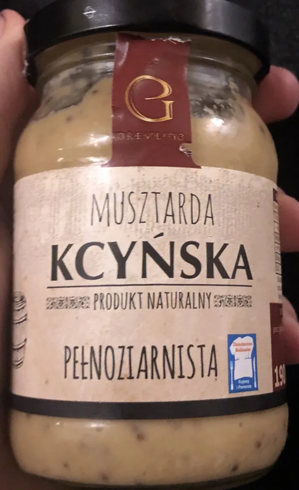 Musztarda kcyńska pełnoziarnista