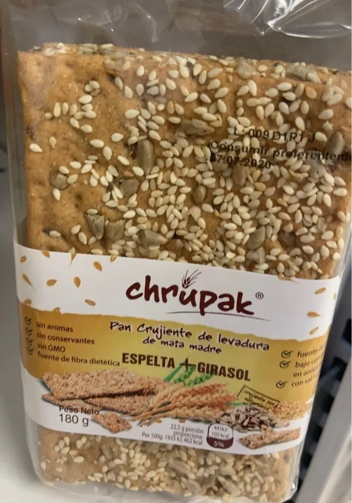 Chrupak pan crujiente de levadura