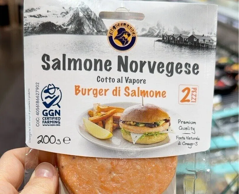 Burger di salmone