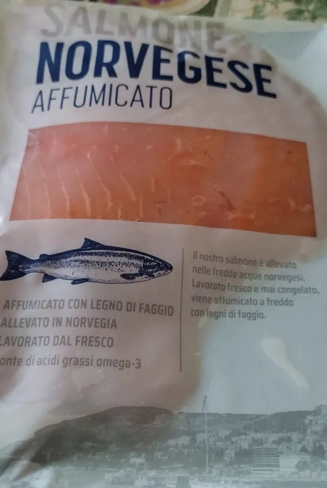 Salmone norvegese affumicato