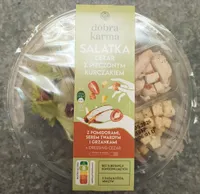 Sałatka cezar z pieczonym kurczakiem