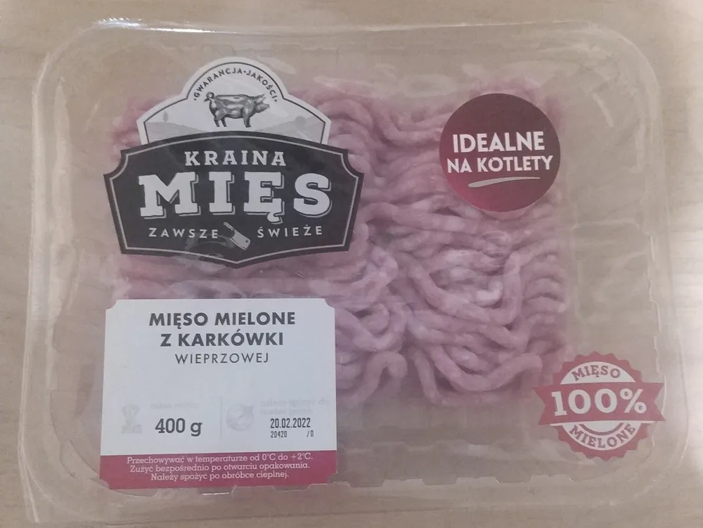 Mięso mielone z karkówki