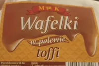 Wafelki w polewie toffi