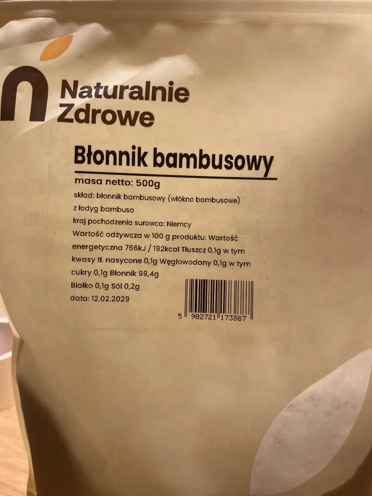Błonnik bambusowy