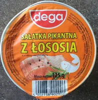 Sałatka pikantna z łososia