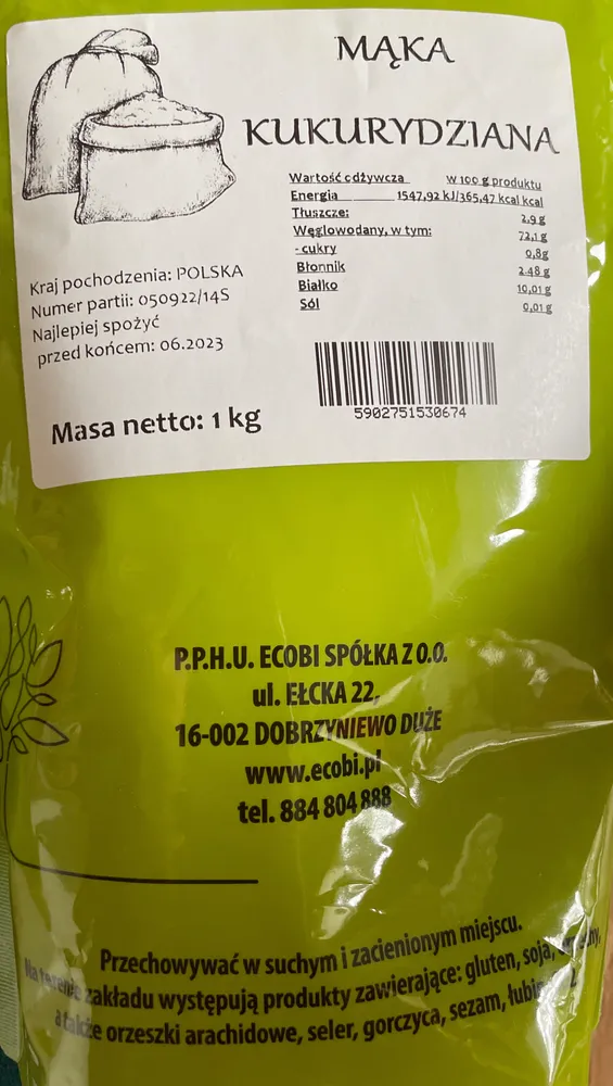 Mąka kukurydziana