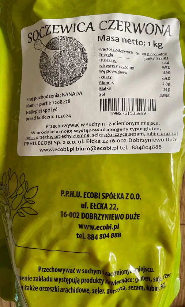 Soczewica czerwona