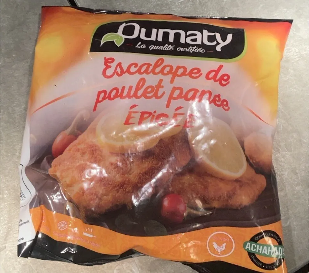 Escalope poulet panee epicee