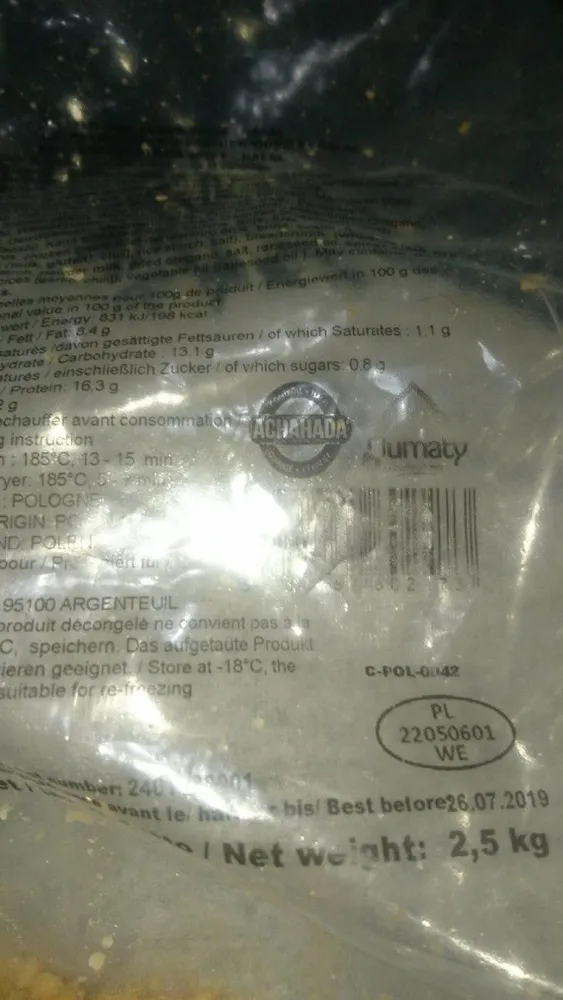 Tenders strips épicé halal