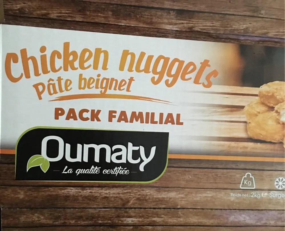Chicken nuggets pâte beignet