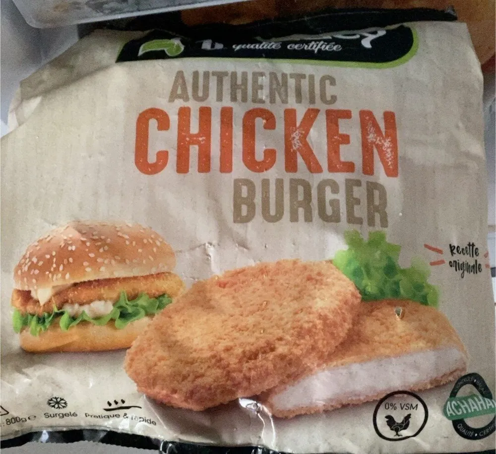 Authentic Chicken Burger