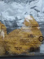 Escalopes de poulet panées