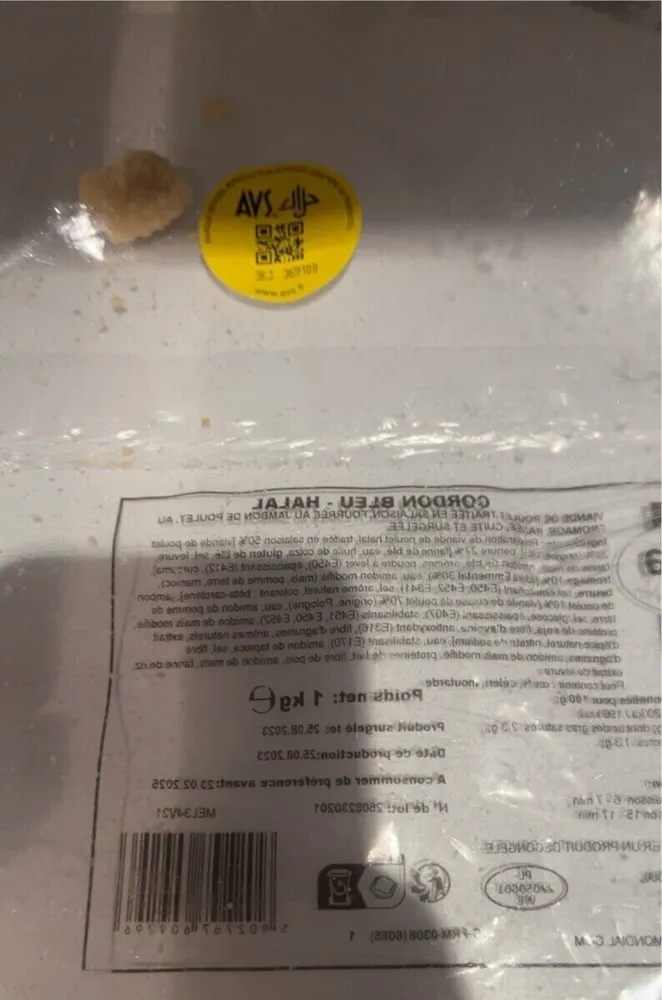 Cordon bleu halal