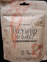 Lyophilisé panais et lentilles