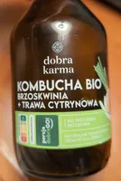 Kombucha bio brzoskwinia + trawa cytrynowa