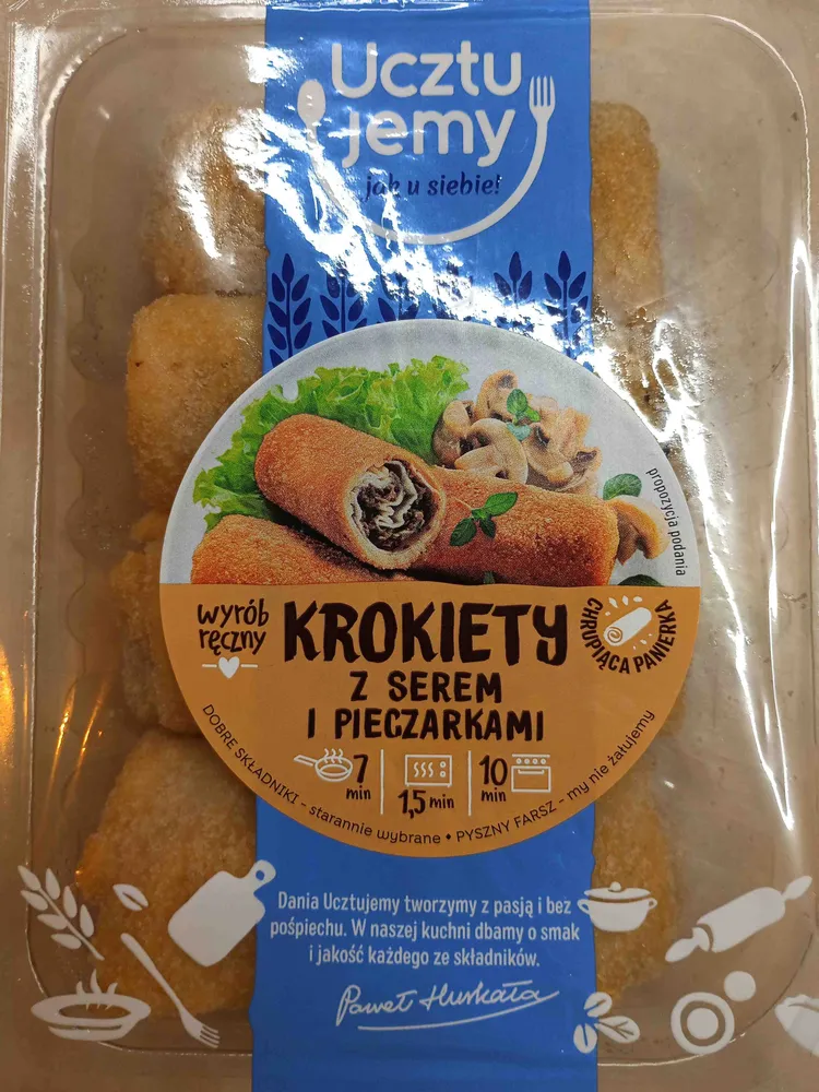 Krokiety z pieczarkami i mozzarellą